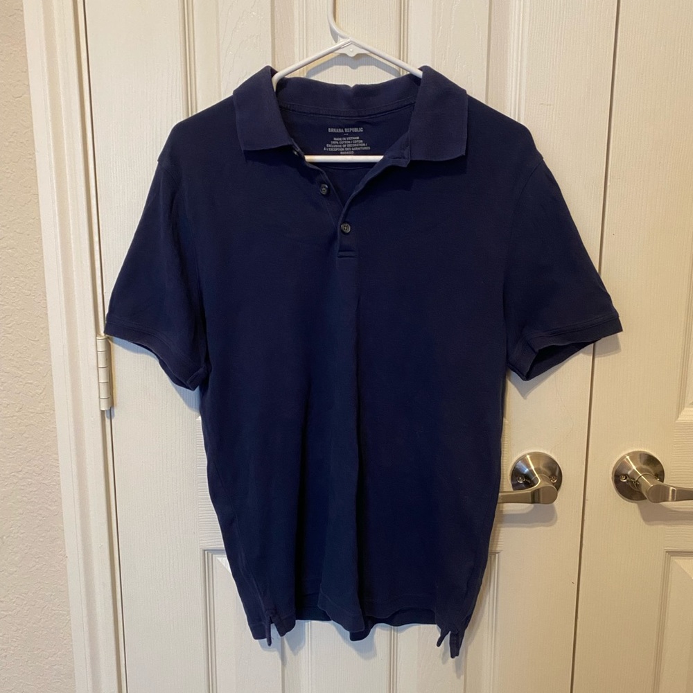 Men’s Banana Republic navy polo T-shirt